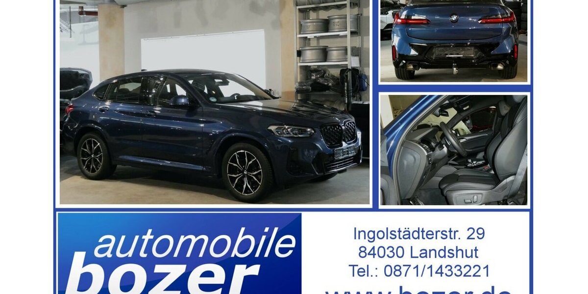 BMW X4 xDr G02 20i M Sport AHK,360°,Laser NP:74.968 9.700 km 48.590 &euro; Landshut 84030