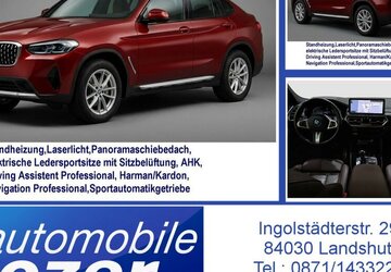 BMW X4 xDr30d Std.Heiz,Pan-Dach,Echtleder NP:93.840 22.200 km 48.990 &euro; Landshut 84030